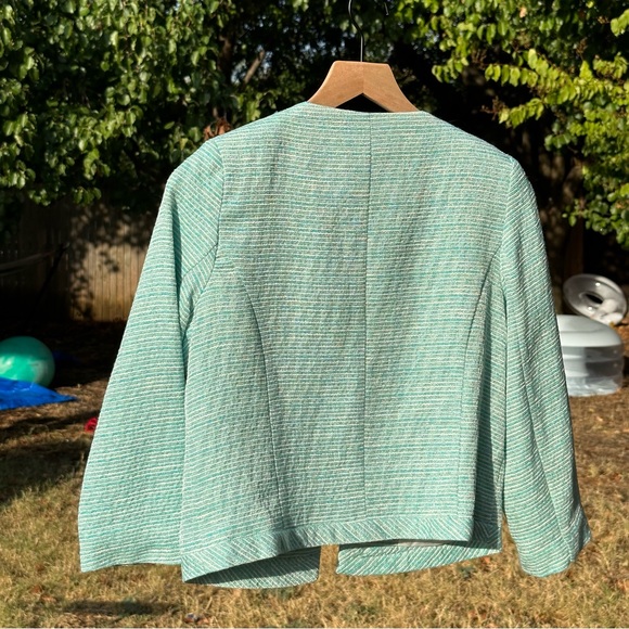 Vintage 90s y2k pastel tweed blazer - Picture 5 of 9